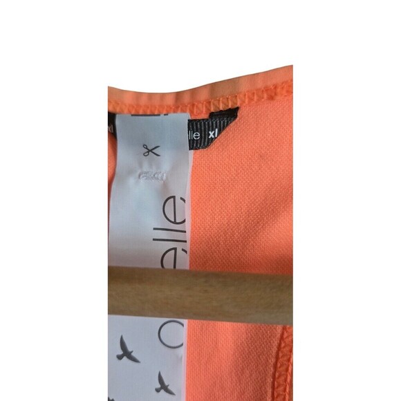 Oiselle In2 Sports Bra Womens XL Orange Crackle Athleisure NWT - Picture 3 of 5